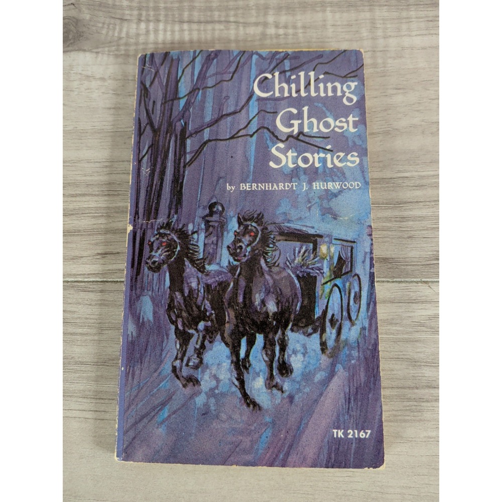 Chilling Ghost Stories 1973 by Bernhardt Hurwood Vintage Scholastic Book 1 print